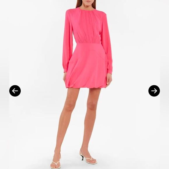 NWT 1497.00  Stella McCartney Amanda gathered minidress Large 44 - Picture 1 of 13